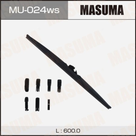 Щетка стеклоочистителя Masuma Optimum 24" (600мм) зимняя,  7 адаптеров в комплекте, MU-024ws