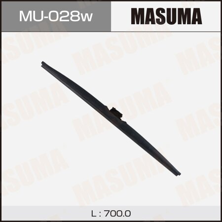 Щетка стеклоочистителя Masuma Nano Graphite 28" (700мм) зимняя, крепление J-hook, MU-028W