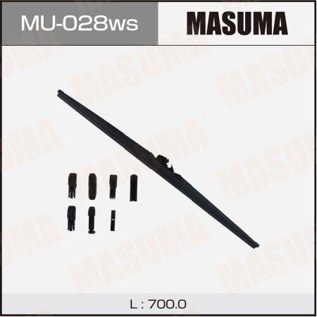 Щетка стеклоочистителя Masuma Optimum 26" (700мм) зимняя, 7 адаптеров в комплекте, MU-028ws