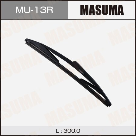Щетка заднего стеклоочистителя Masuma 12" (300мм) пластиковая, крепление Snap Claw 4, MU-13R