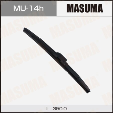 Щетка стеклоочистителя Masuma 14" (350мм) гибридная, боковое крепление J-hook, MU-14h
