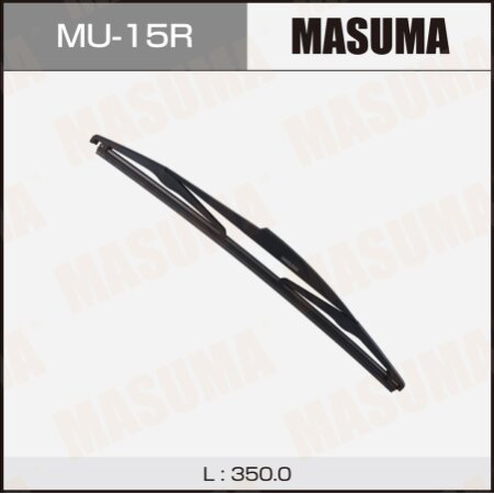 Щетка заднего стеклоочистителя Masuma 14" (350мм) пластиковая, крепление Roc Lock 2, MU-15R