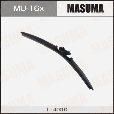 Щетка стеклоочистителя Masuma 16" (400мм) бескаркасная, для LEXUS NX200/300H, крепление DNTL1.1, MU-16x