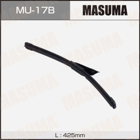 Щетка стеклоочистителя Masuma 17" (425мм) бескаркасная, крепление GWB061, AeroClip, MU-17B