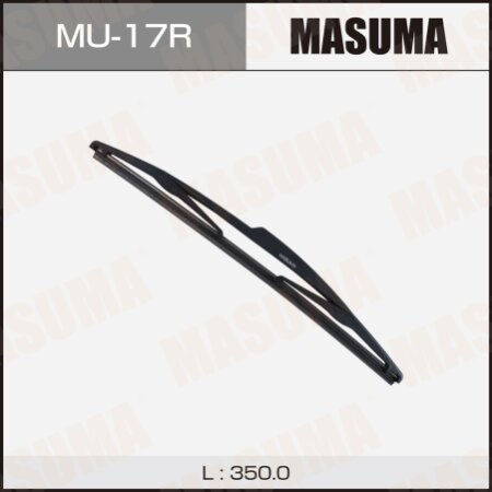 Щетка заднего стеклоочистителя Masuma 14" (350мм) пластиковая, крепление Snap Claw F2, MU-17R