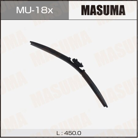 Щетка стеклоочистителя Masuma 18" (450мм) бескаркасная, крепление DNTL1.1, MU-18x