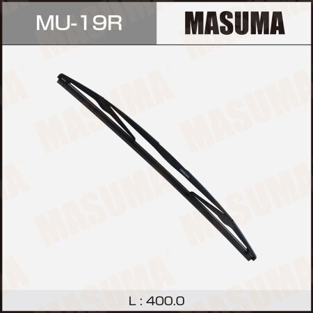 Щетка заднего стеклоочистителя Masuma 16" (400мм) пластиковая, крепление Roc Lock 3, MU-19R