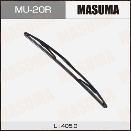 Щетка заднего стеклоочистителя Masuma 16" (405мм) пластиковая, крепление Snap Claw 3, MU-20R