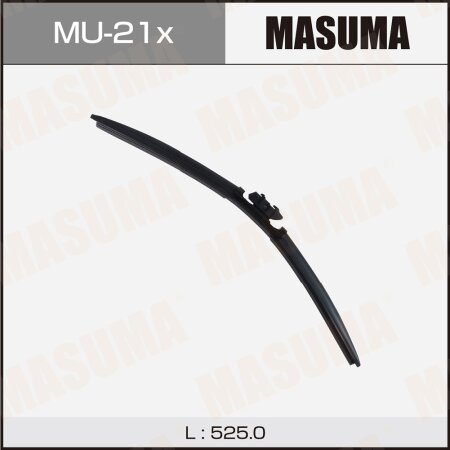 Щетка стеклоочистителя Masuma 21" (525мм) бескаркасная, для LEXUS RX200/350/450, крепление DNTL1.1, MU-21x