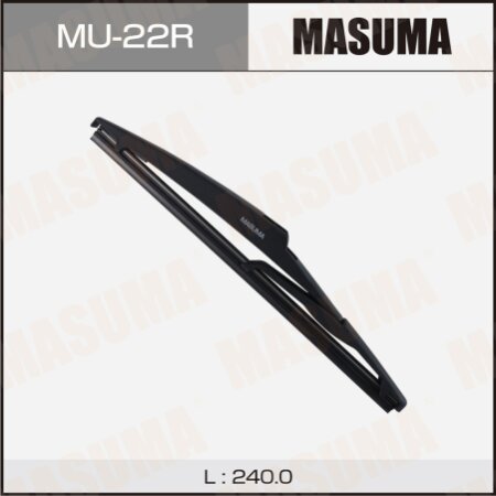 Щетка заднего стеклоочистителя Masuma 9.5" (240мм) пластиковая, крепление Roc Lock 2, MU-22R