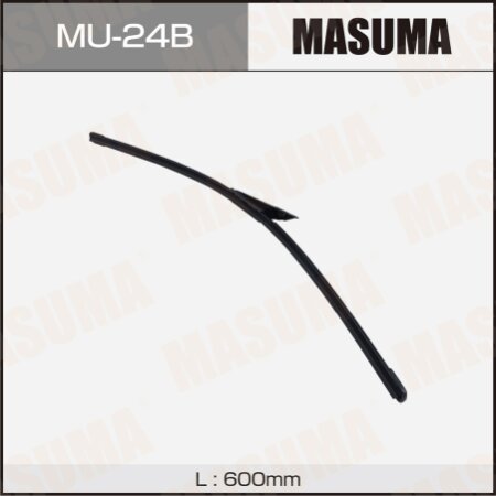 Щетка стеклоочистителя Masuma 24" (600мм) бескаркасная, крепление GWB061, AeroClip, MU-24B