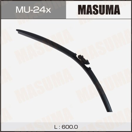 Щетка стеклоочистителя Masuma 24" (600мм) бескаркасная, крепление DNTL1.1, MU-24x