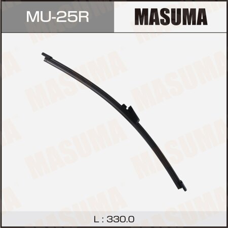 Щетка заднего стеклоочистителя Masuma 13" (330мм) бескаркасная, крепление V-Notch, MU-25R