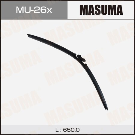Щетка стеклоочистителя Masuma 26" (650мм) бескаркасная, для LEXUS NX200/300/RX200/350/450, крепление DNTL1.1, MU-26x