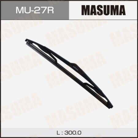 Щетка заднего стеклоочистителя Masuma 12" (300мм) пластиковая, крепление Snap Claw, MU-27R