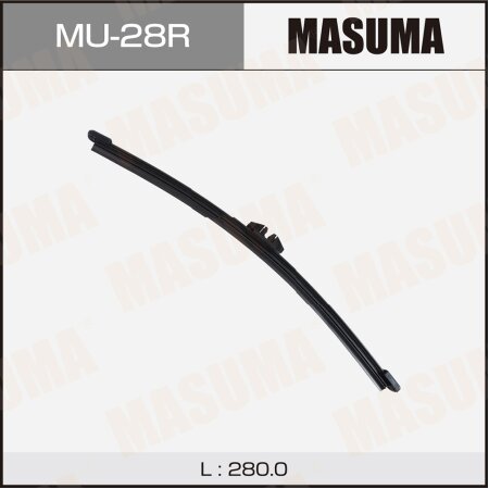 Щетка заднего стеклоочистителя Masuma 9" (220мм) бескаркасная, крепление Cross Pin (KUGA  2012+), MU-28R