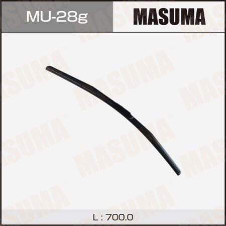 Щетка стеклоочистителя Masuma 28" (700мм) гибридная, крепление J-hook, MU-28g