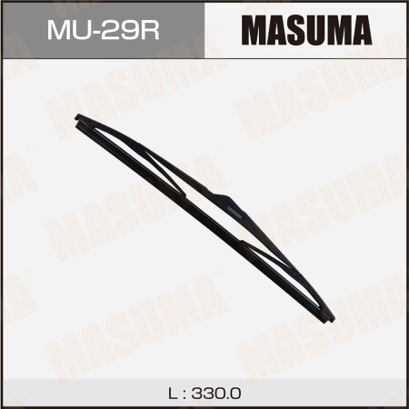 Щетка заднего стеклоочистителя Masuma 13" (330мм) пластиковая, крепление Snap Claw C2, MU-29R