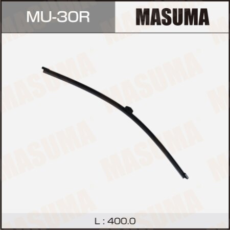 Щетка заднего стеклоочистителя Masuma 16" (400мм) бескаркасная, крепление Trunnion, MU-30R