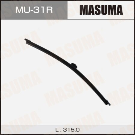 Щетка заднего стеклоочистителя Masuma 12.5" (315мм) бескаркасная, крепление Trunnion, MU-31R