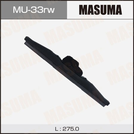 Щетка заднего стеклоочистителя Masuma 11" (275мм) зимняя, универсальное крепление, MU-33rw