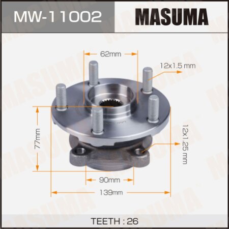 Ступичный узел Masuma, MW-11002