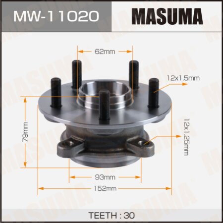 Ступичный узел Masuma, MW-11020