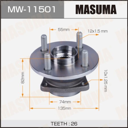 Ступичный узел Masuma, MW-11501