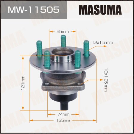 Ступичный узел Masuma, MW-11505