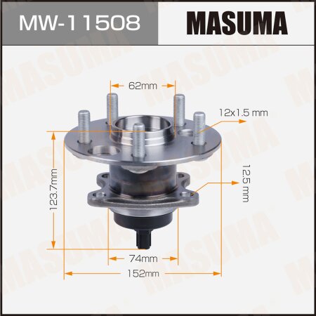 Ступичный узел Masuma, MW-11508