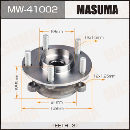 Ступичный узел Masuma, MW-41002