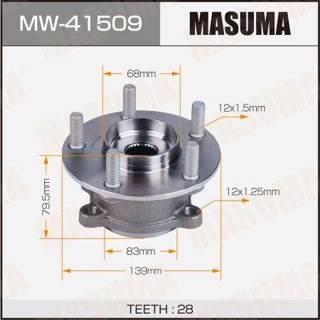 Ступичный узел Masuma, MW-41509