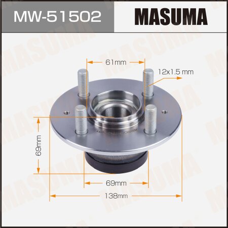 Ступичный узел Masuma, MW-51502