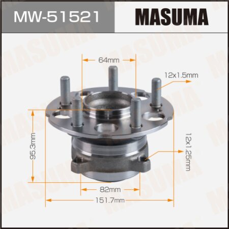 Ступичный узел Masuma, MW-51521
