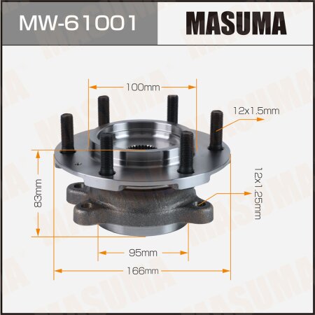 Ступичный узел Masuma, MW-61001