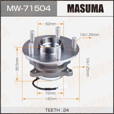 Ступичный узел Masuma, MW-71504