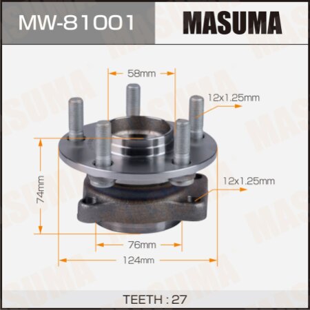 Ступичный узел Masuma, MW-81001