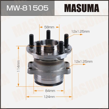 Ступичный узел Masuma, MW-81505