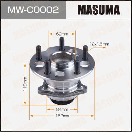 Ступичный узел Masuma, MW-C0002