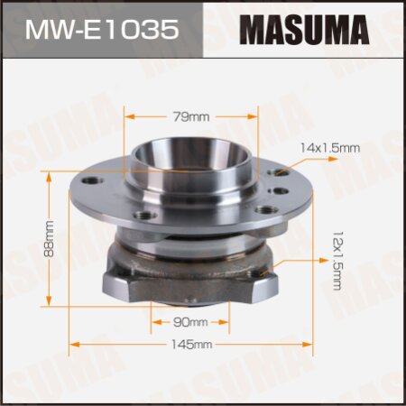Ступичный узел Masuma, MW-E1035