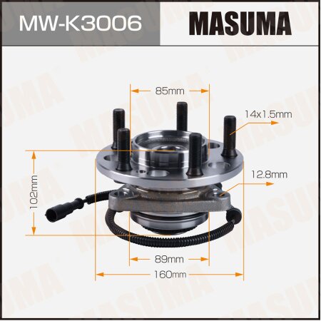 Ступичный узел Masuma, MW-K3006