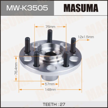 Ступичный узел Masuma, MW-K3505