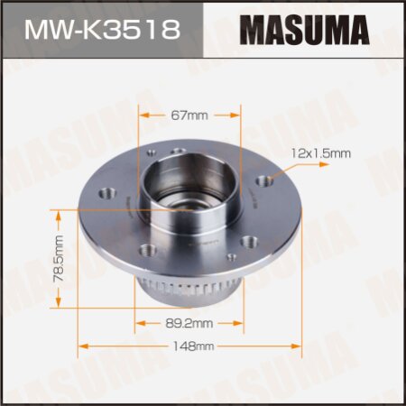 Ступичный узел Masuma, MW-K3518