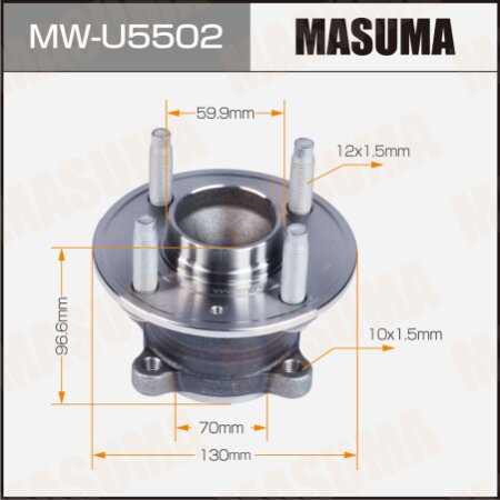 Ступичный узел Masuma, MW-U5502