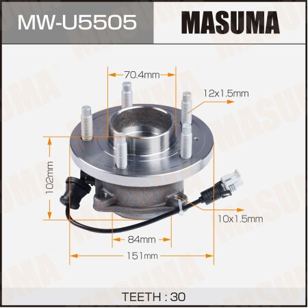 Ступичный узел Masuma, MW-U5505