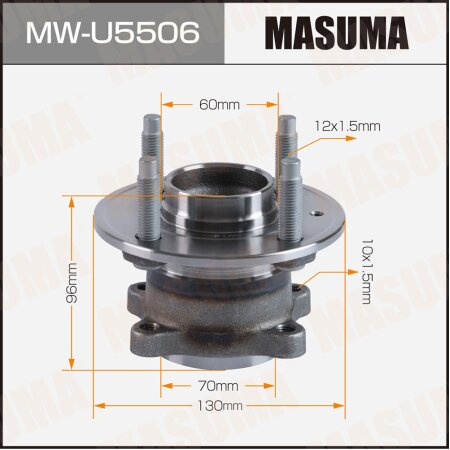 Ступичный узел Masuma, MW-U5506