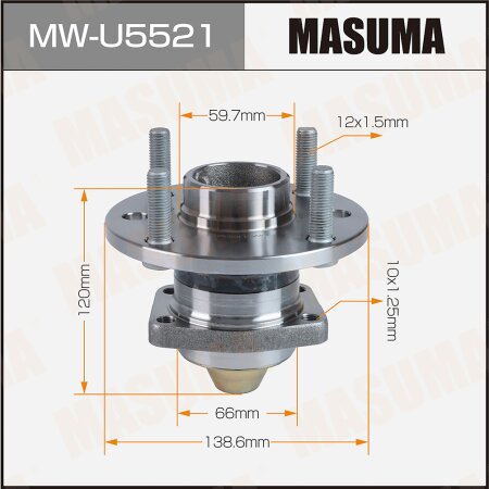 Ступичный узел Masuma, MW-U5521