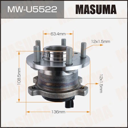 Ступичный узел Masuma, MW-U5522