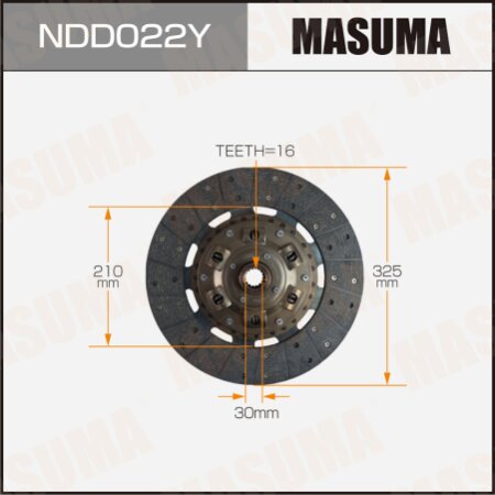 Диск сцепления Masuma, NDD022Y