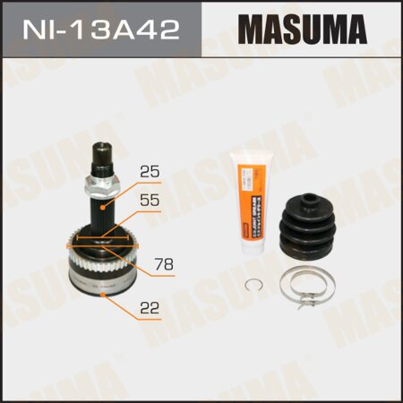 ШРУС наружный Masuma, NI-13A42